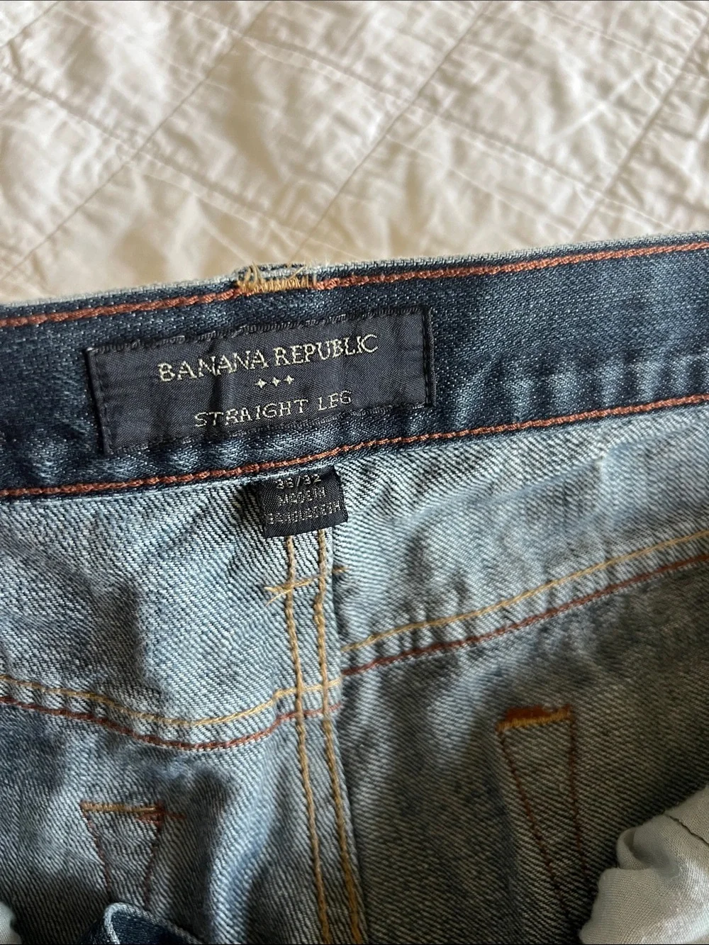 Banana Republic Men’s jeans denim straight Leg 36/32